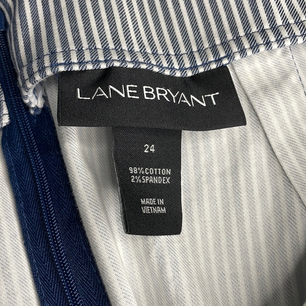 Lane Bryant Womens Striped Pencil Skirt - Picture 3 of 8